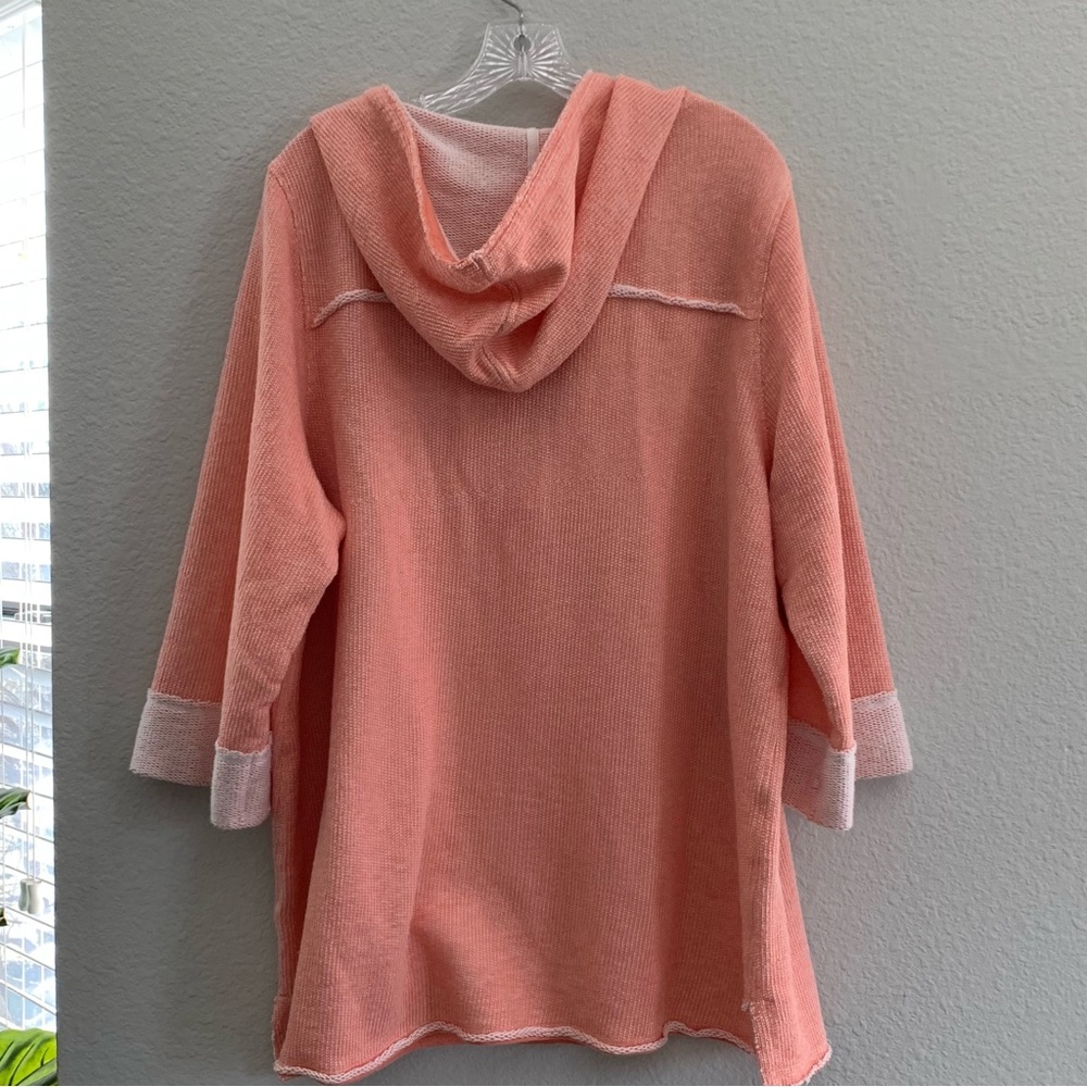 Soft Surroundings French Terry Just Beachy Pullover Sweatshirt Size 2X - Picture 8 of 16
